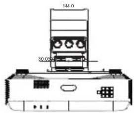 BENQ LX890UST - Wall mount installation diagram - 5