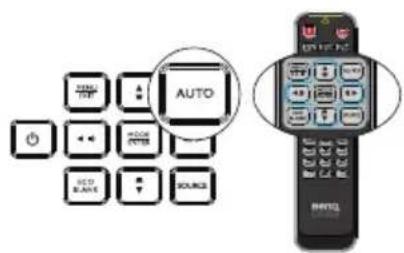 BENQ LX890UST - Auto-adjusting the image - 1