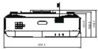 BENQ LX890UST - Wall mount installation diagram - 1