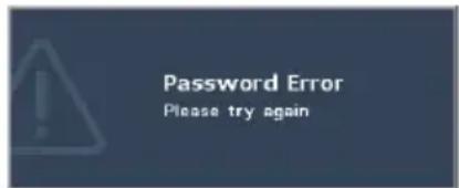 BENQ LX890UST - If you forget the password - 1