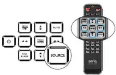 BENQ LX890UST - Switching input signal - 1