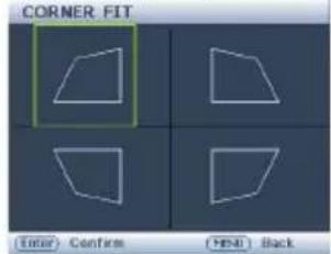 BENQ LX890UST - Adjusting Corner Fit - 2