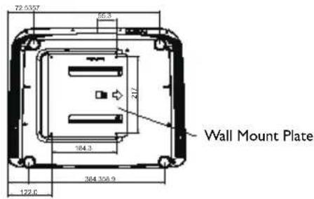 BENQ LX890UST - Wall mount installation diagram - 4