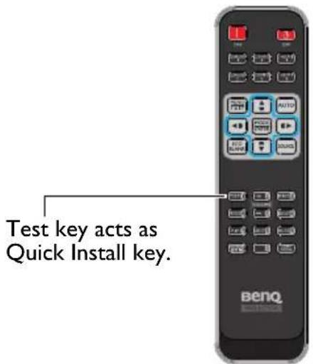 BENQ LX890UST - Operating the laser pointer - 3