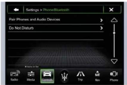 Maserati Granturismo (2020) - Phone/Bluetooth® - 1