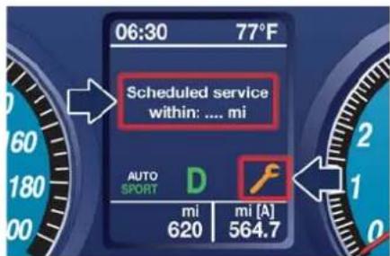 Maserati Granturismo (2020) - ScheduledMaintenance (Service)Indicator - 1