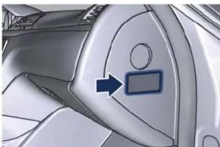 Maserati Granturismo (2020) - PassengerAirbagLabels - 4