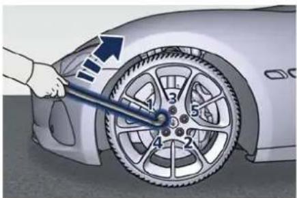Maserati Granturismo (2020) - ToRefittheStandardWheelwith RepairedorReplacedTire - 1