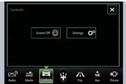 Maserati Granturismo (2020) - MTC+"Controls"Screen - 1