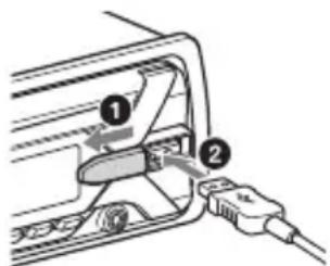 SONY CXS-G1269U - Conexión de un dispositivo USB - 1