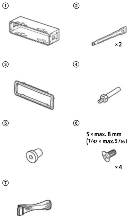 SONY CXS-G1269U - Parts List for Installation - 1