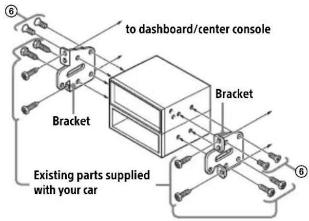 SONY CXS-G1269U - Mounting the unit in a Japanese car - 1
