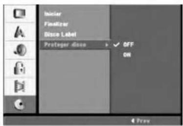Iniciar Finalizer Disco Label Proteger disc OFF ON Preview