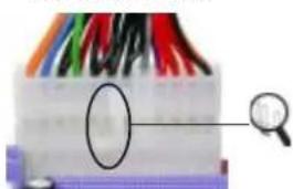 ECS NFORCE4-A754 - Connecting 20/24-pin power cable - 2