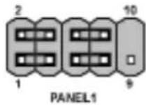 ECS NFORCE4-A754 - Front Panel Header - 1