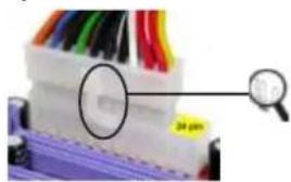 ECS NFORCE4-A754 - Connecting 20/24-pin power cable - 1