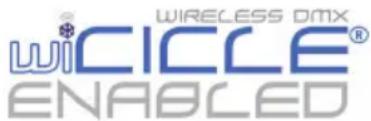 WIRELESS DMX WICICLE® ENABLED