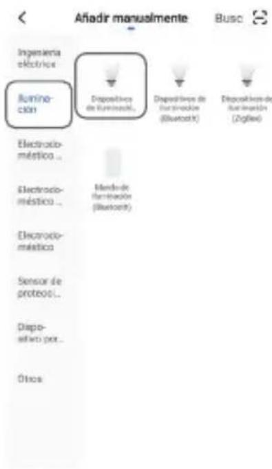 Afladir manualmente Buso Ingeniería eléctrico luminoción Dispositivos de luminaire... Dispositivos de luminaire (Bluetooth) Dispositivos de luminaire (Ziglas) Electrodo- mástico ... Electrodo- mástico ... Electrodo- mástico Sensor de proteos... Dispos- afiero por... Otros