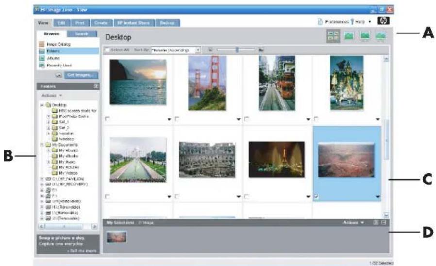 HP Pavilion A110m - Using HP Image Zone - 1