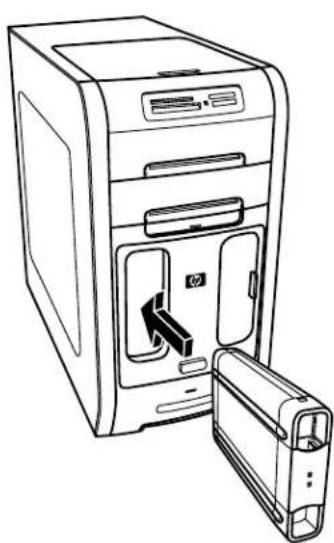 HP Pavilion A110m - Connecting the Drive - 1