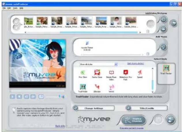 HP Pavilion A110m - Locating muvee autoProducer - 1