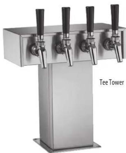 Perlick 69526-2DA - Draft Arm, Lucky, Panther or Tee Towers - 4