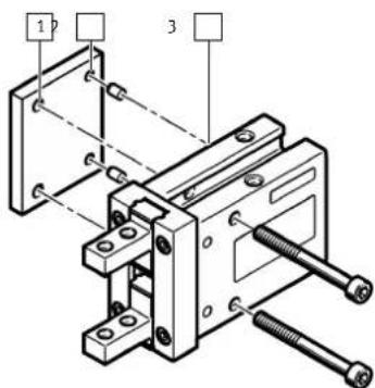 Festo DHPC-40-A-NC-S-1 - Montaje de la pinza - 2