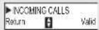 BELGACOM Twist 455 - Viewing the received and dialed call log - 3