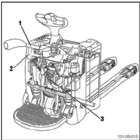 Linde T24SP - Motor de tracción, limpieza de las aletas de refrigeración - 1