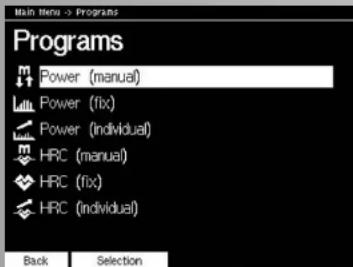 KETTLER Syncross V3 - Programas - 1