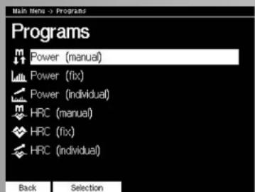 KETTLER Syncross V3 - Programma's - 1