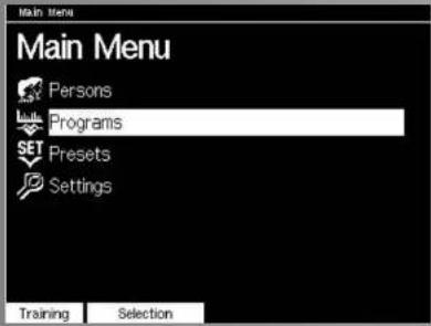 KETTLER Syncross V3 - Selezionare le voci del menu con i tasti funzione - 1