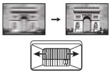 BENQ MS610 - Fine-tuning the image size and clarity - 2