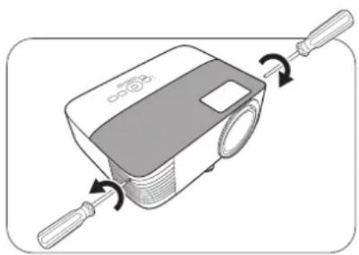 BENQ MS610 - Replacing the lamp - 2