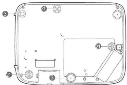 BENQ MS610 - Projector exterior view - 2