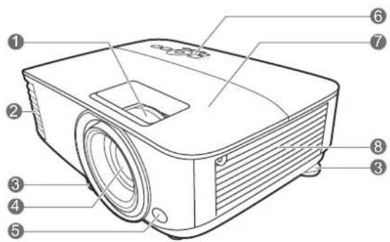 BENQ MS610 - Projector exterior view - 1