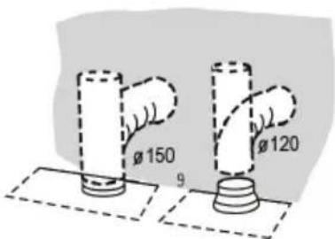 Ø150 9 Ø120