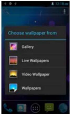 Choose wallpaper from Gallery Live Wallpapers Video Wallpaper Wallpapers