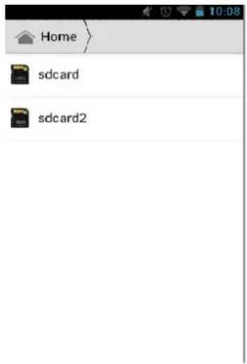 Home sdcard sdcard2