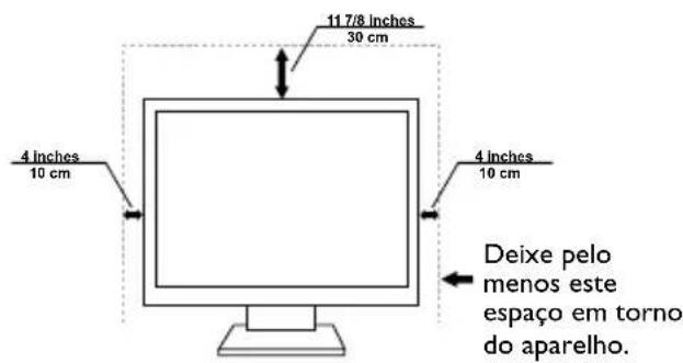 AOC LE32H057D - Instalação na Parede Instalação com Base - 2