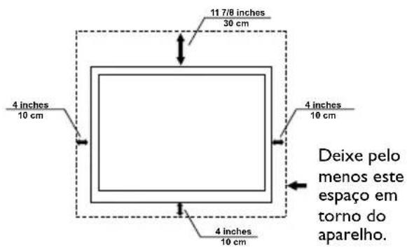AOC LE32H057D - Instalação na Parede Instalação com Base - 1