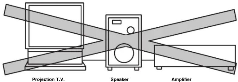 Projection T.V. Speaker Amplifier