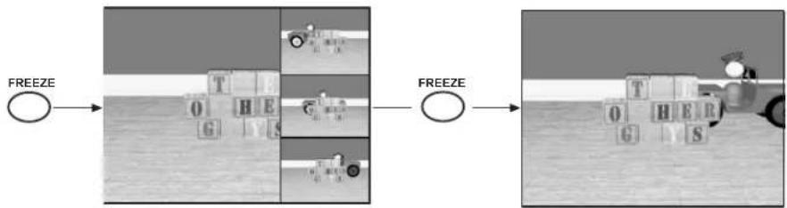 HITACHI 61SWX12B - STROBE FREEZE(with PIP OFF) - 1