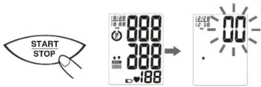 START STOP 18/28 18.56 988 200 188 12/28 12.38 00 .