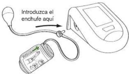 Introduzca el enchufe aquí