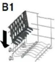 HOOVER HDIN 4T613FS-80 - Using the upper basket - 6