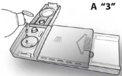 HOOVER HDIN 4T613FS-80 - Regulating the rinse aid from 1 to 6 - 1