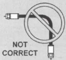 KING Tailgater Controls VQ4550 - AVOID SHARP BENDS WHEN ROUTING COAX! - 1