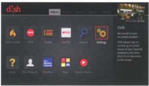 KING Tailgater Controls VQ4550 - Accessing Your Receiver Settings - 2