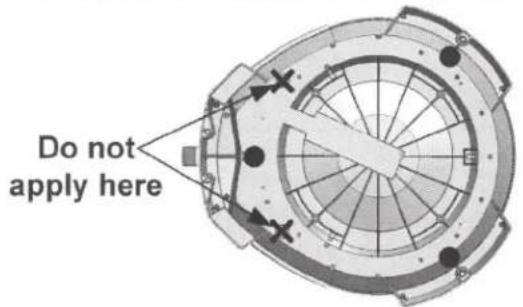 KING Tailgater Controls VQ4550 - APPLY RUBBER FEET TO ANTENNA UNIT - 1